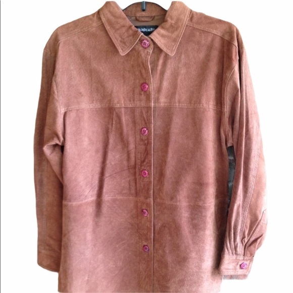 SAVANNAH Leather Jacket Size Small - Picture 1 of 7